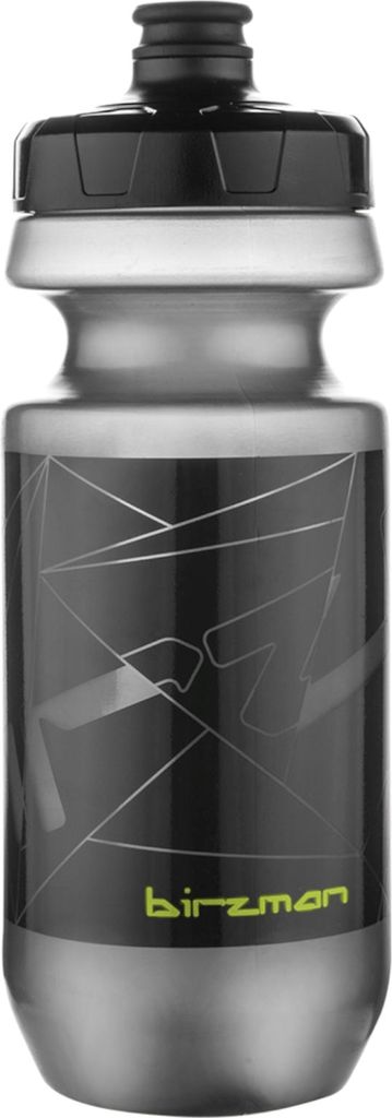 Birzman Trinkflasche High Flow Valve, 550 ml , Grau Schwarz