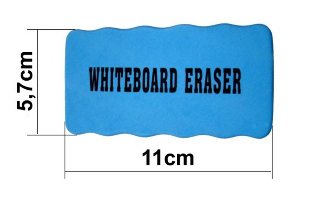 Magnettafel Reiniger,Eraser auch für Flipchart 1 Eraser in der Farbe Anthrazit im Set Memoboard Löscher Whiteboard Schwamm Schreibtafel Rusty Bob 