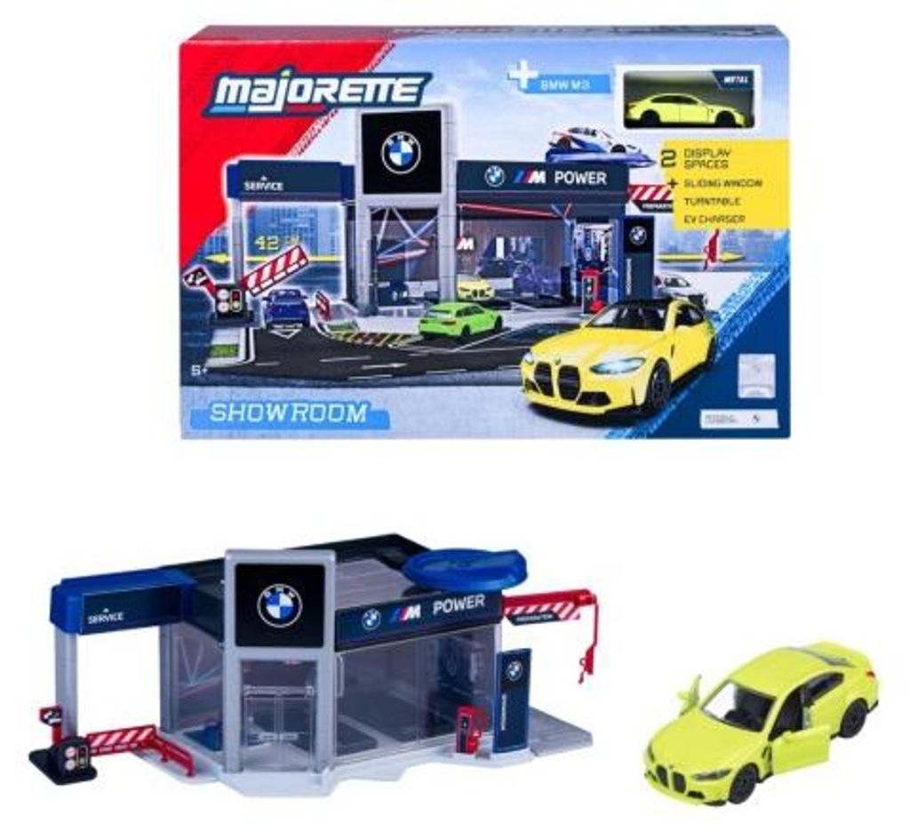 Majorette BMW Showroom Set + 1 Vehicle Produktbild 