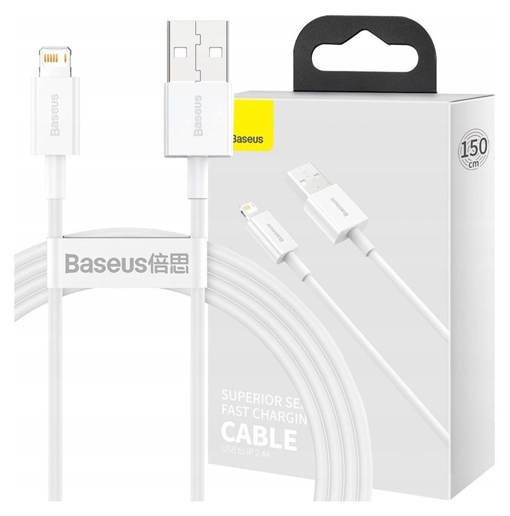 Cable Usb Do Lightning Baseus Superior Series, 2.4A, 1M Image du produit 