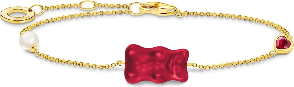 Thomas Sabo A2151-430-10-L19V Vergoldetes Goldbären Armband Produktbild 1