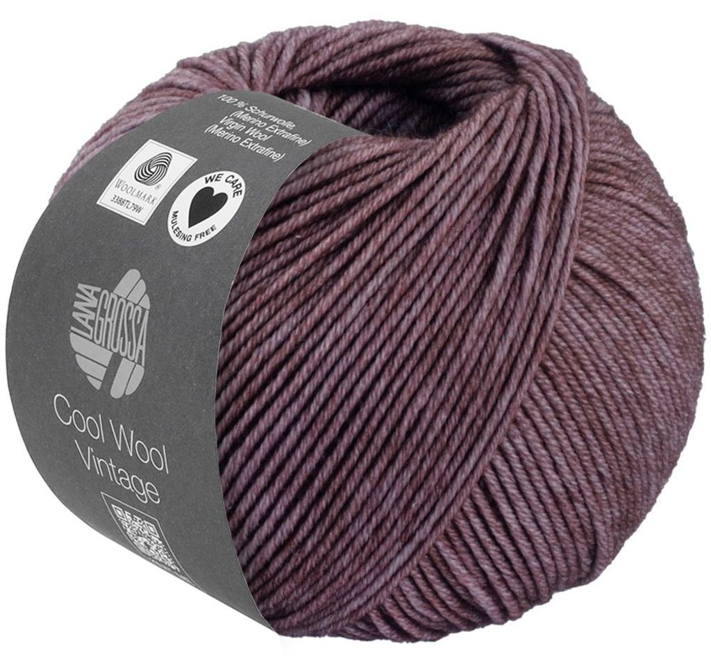 Lana Grossa - Cool Wool Vintage 7387 antikviolett Produktbild 