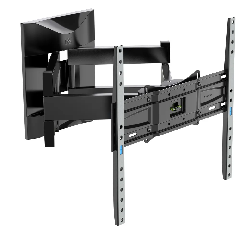 Support TV 85 Pouces Meliconi Extra 400SDRP Plus Noir avec Bras Articulé