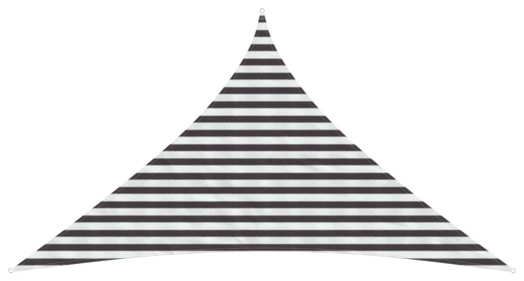 vidaXL Sonnensegel Anthrazit und Weiß 3 x 3 x 4,2 m HDPE