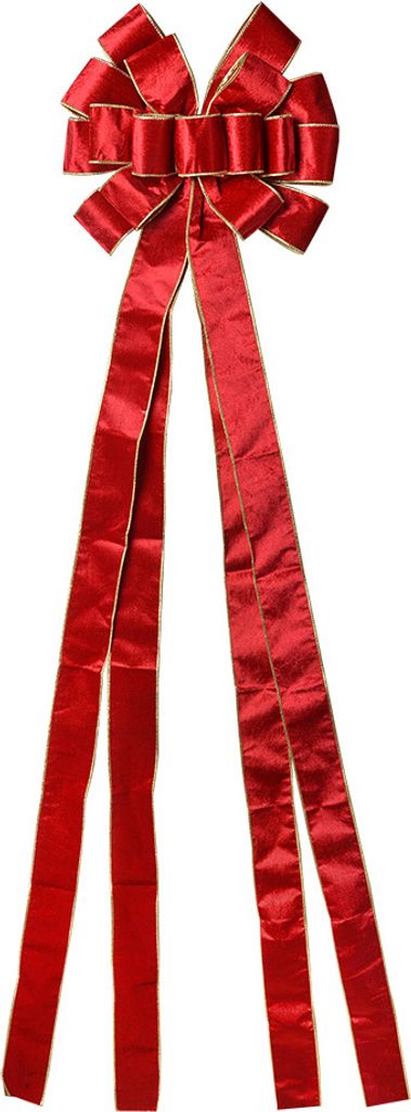 Clayre & Eef Deko-Schleife 33x135 cm Rot Synthetisch