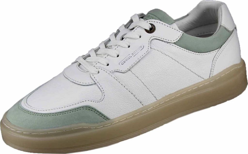 Camel Active Sneaker Damen Fern weiß/grün Basics Leder EU41
