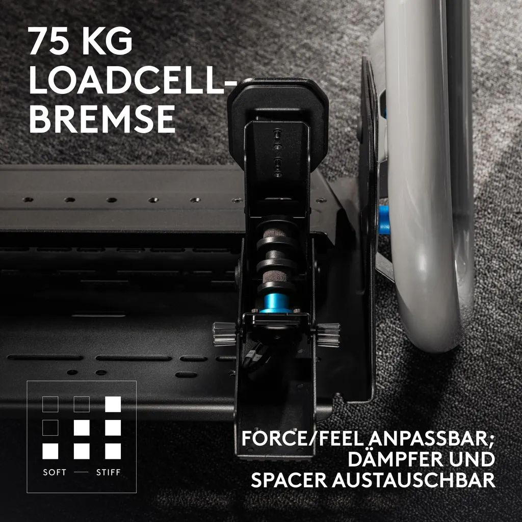 Logitech G RS Pedals avec Frein à Capteur de Pression et Châssis en Acier