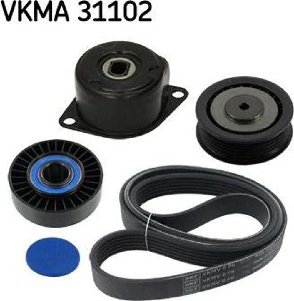 Courroie Crantée SKF VKMA 31102 Haute Résistance pour Transporter IV