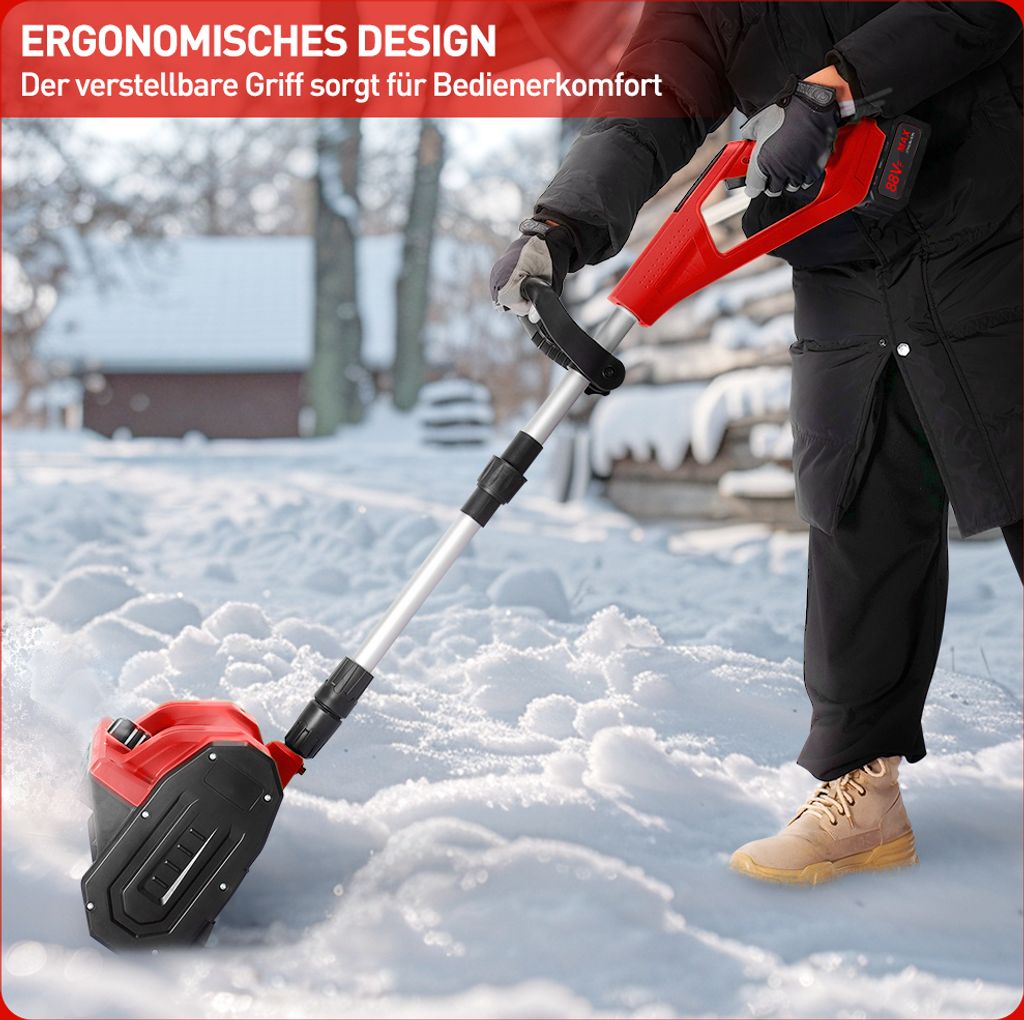 Akku-Tragbare elektrische Schneefräse,Zusammenklappbare Produktbild 6