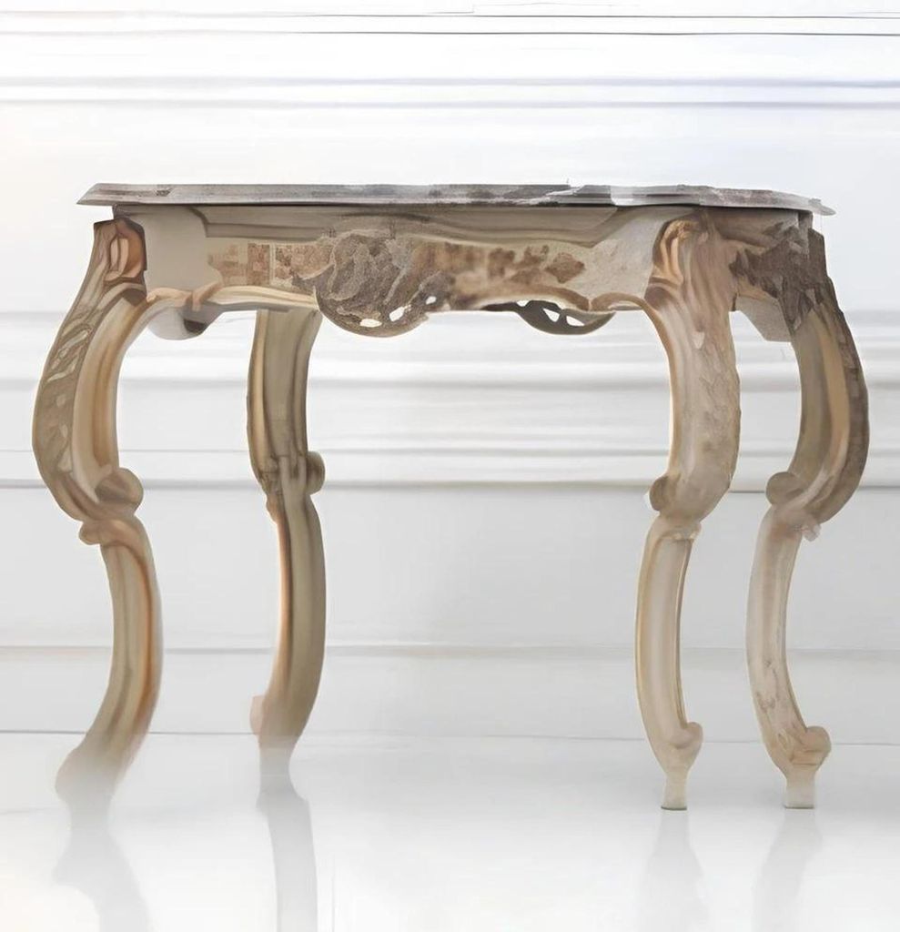 Couchtisch Tisch Beistelltisch Wohnzimmertisch Holz Royal Beistell Barock Rokoko