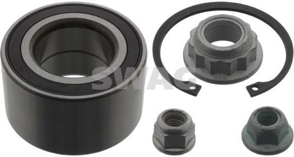 SWAG Radlagersatz Vorne für VW up! Schrägheck (121, 122, BL1, BL2) Wälzlager 66mm 30 93 9160