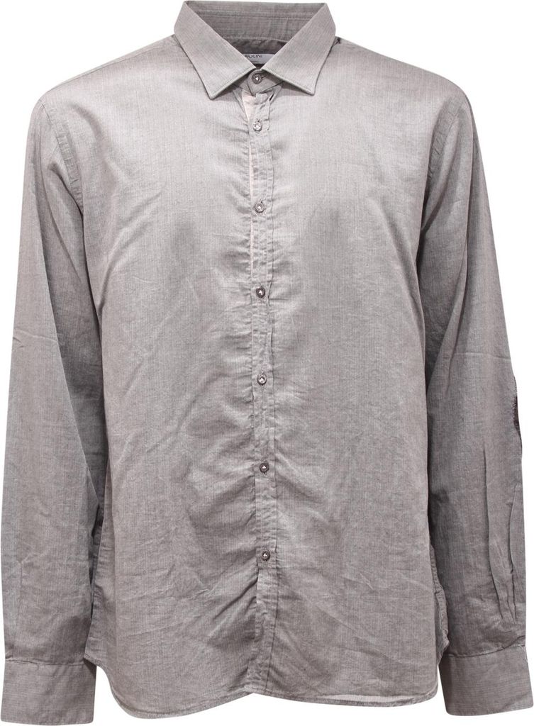 9784AQ camicia uomo AGLINI RICCARDO man shirt grey