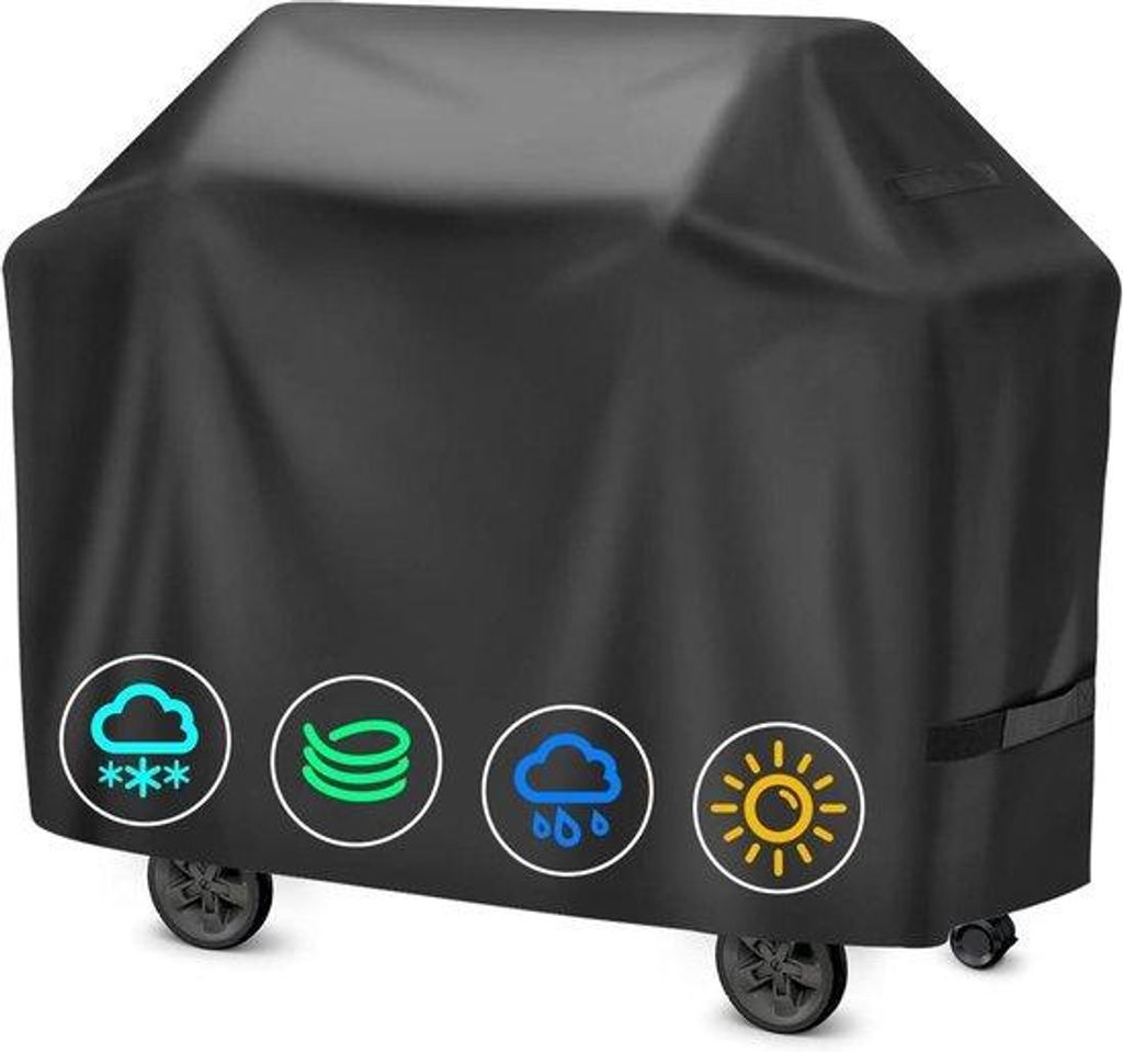 Gartenzubehör vierkante Barbecue-Hohe UV-beständig Regen- und Wassertauglich Accessoires für Gasgrills (147 x 61 x 117 cm)