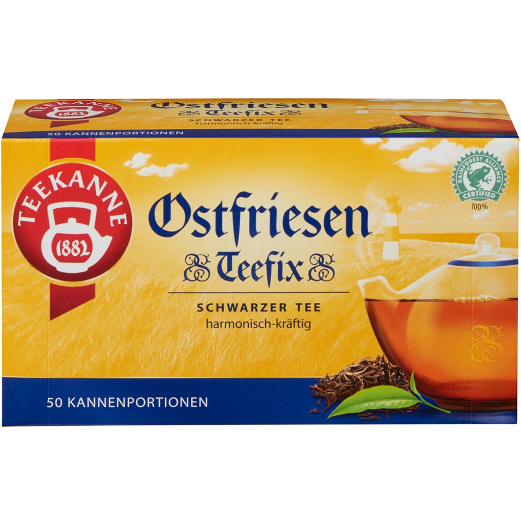 Teekanne Ostfriesen Teefix tè nero armonioso e forte 140g Immagine del prodotto 