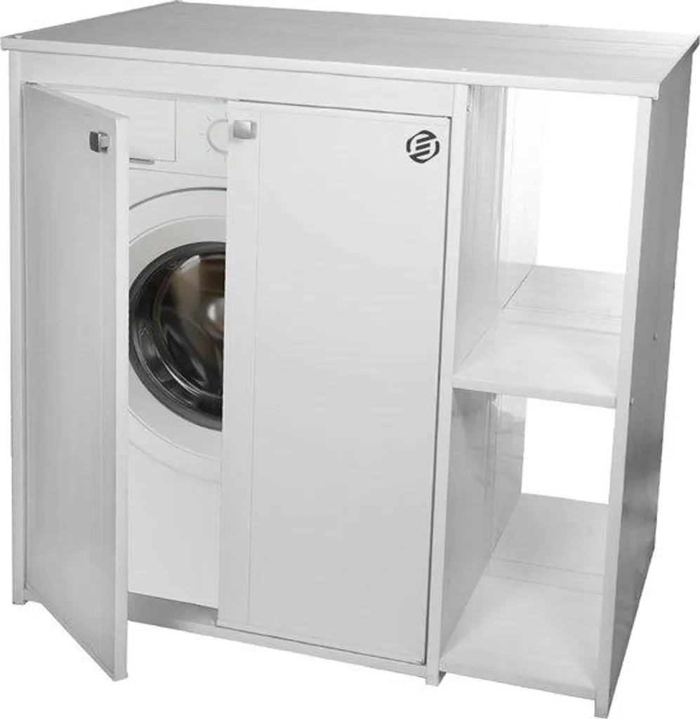 Dites adieu au linge en vrac avec ce meuble mural - Armoire à linge 2-en-1