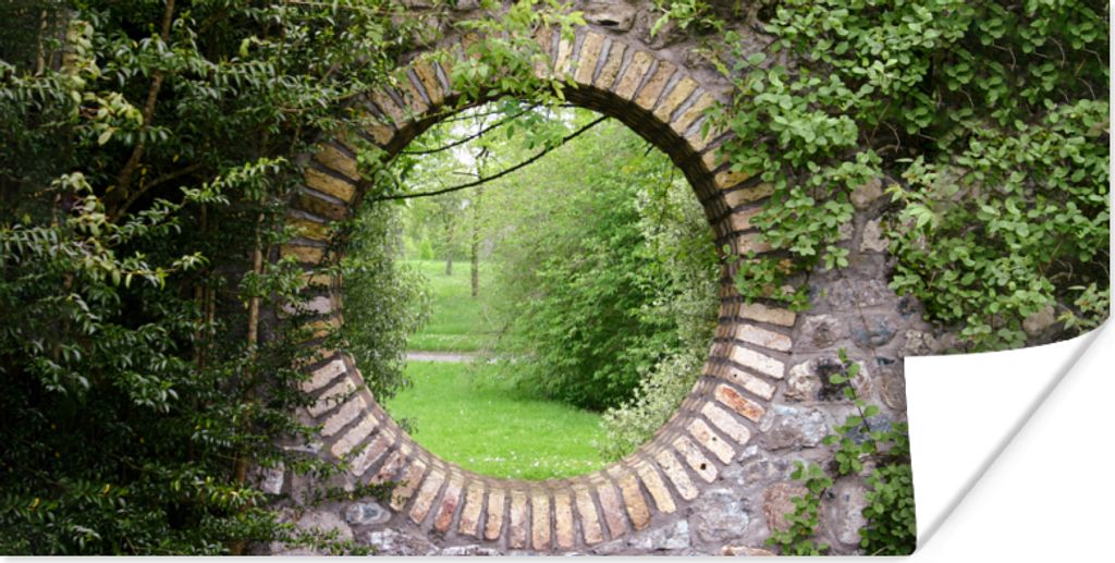 MuchoWow Poster Park - Aussicht - Natur 160x80 cm - Foto Poster