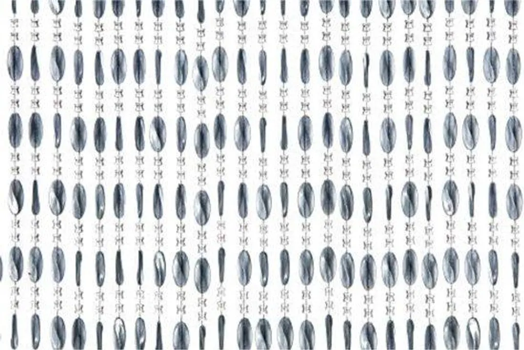 Rideau moustiquaire pour porte 100 x 240 cm en maille souple Grise