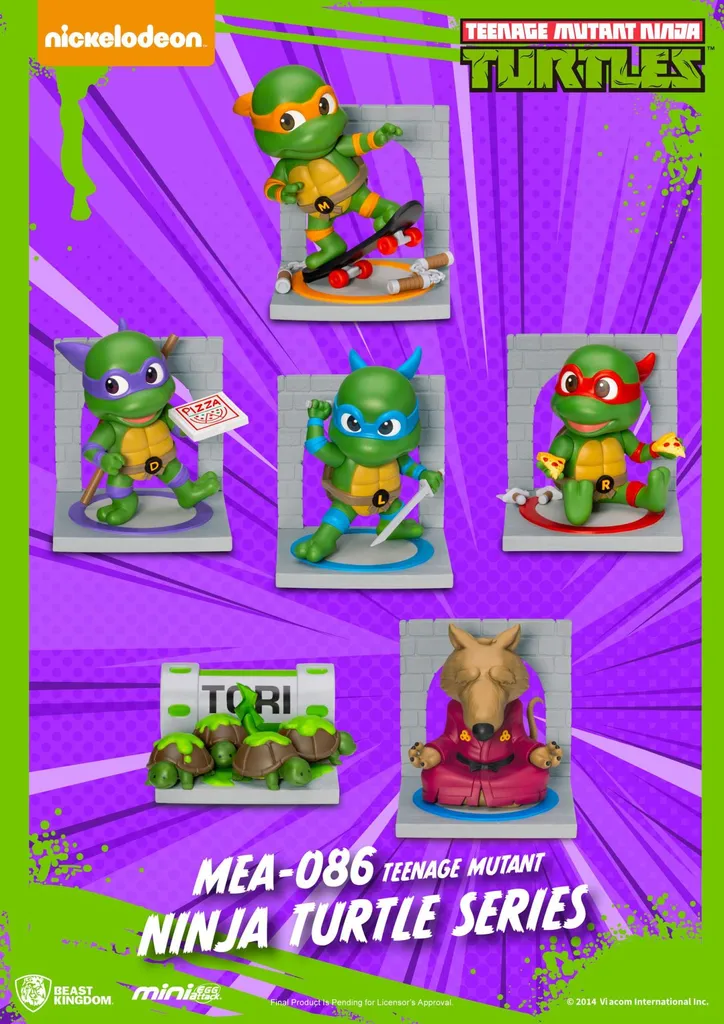 Pack de Figurines TMNT à Collectionner - Modèles Mini Egg Attack - 11