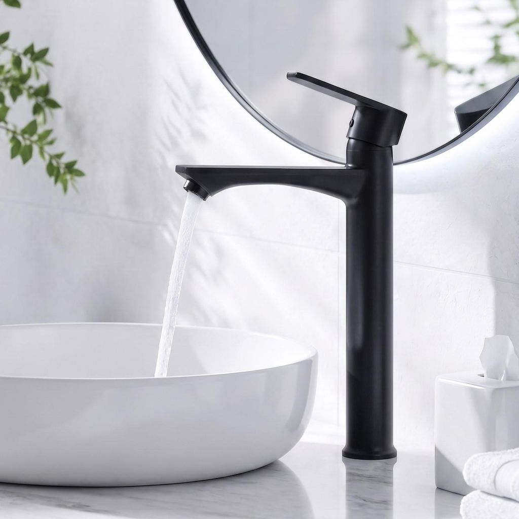 Homelody Bateria łazienkowa, wysoka bateria umywalkowa, Zdjęcie produktu 