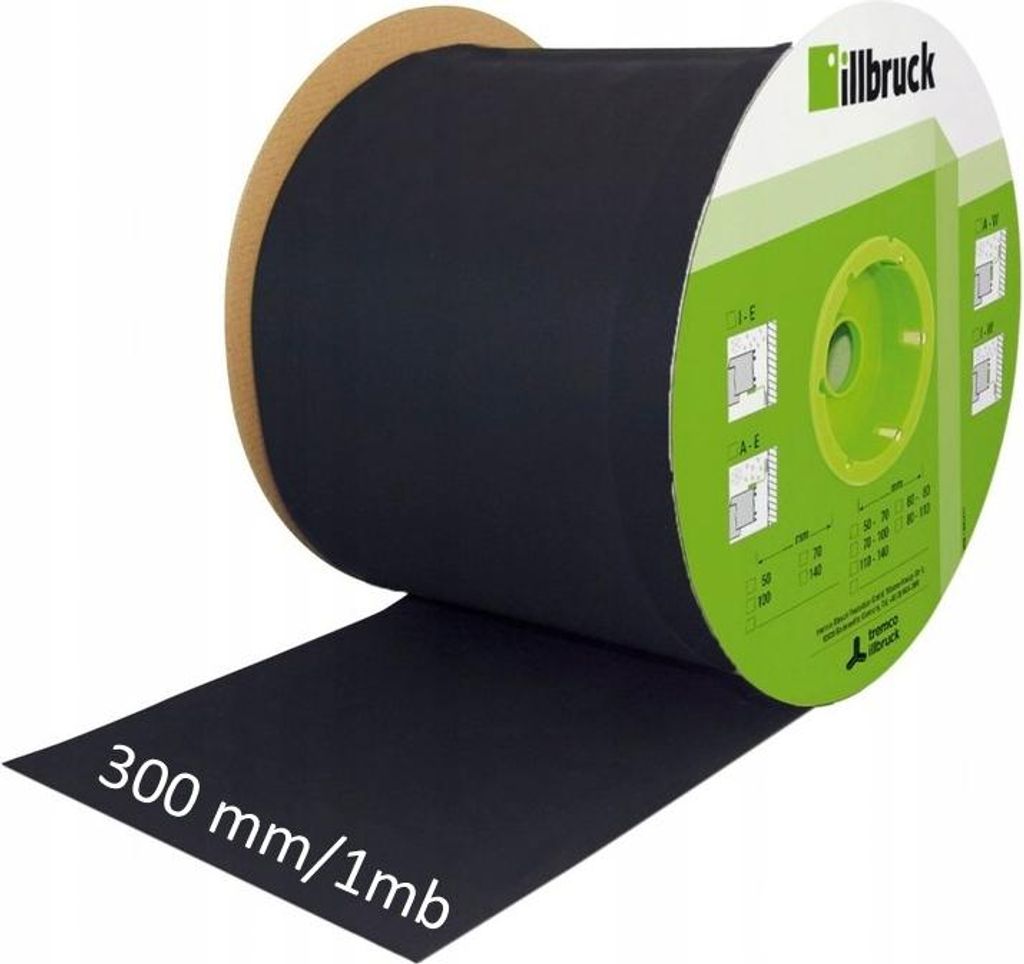 EPDM Illbruck Grembiule 300 mm/1 m Isolamento del tetto Immagine del prodotto 