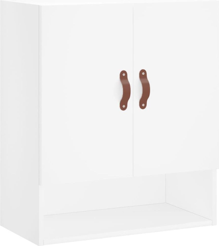 vidaXL Nástěnná skříňka bílá 60x31x70 cm Dřevěný materiál Obrázek produktu 