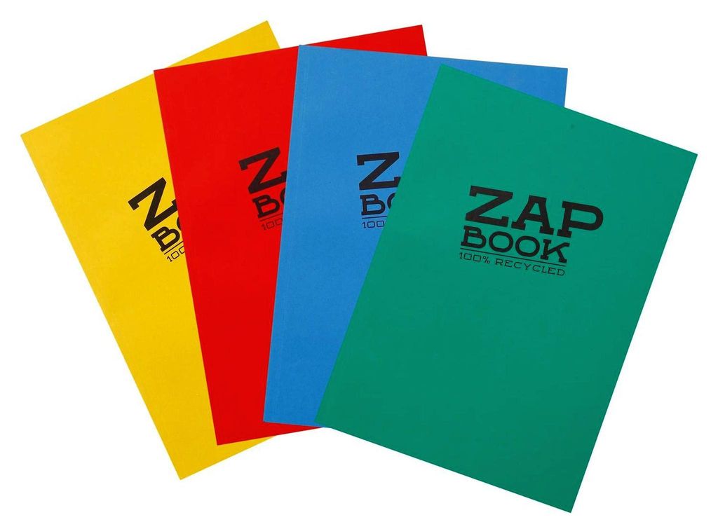 Clairefontaine ZapBook geleimt sort A4 80g 160Bl