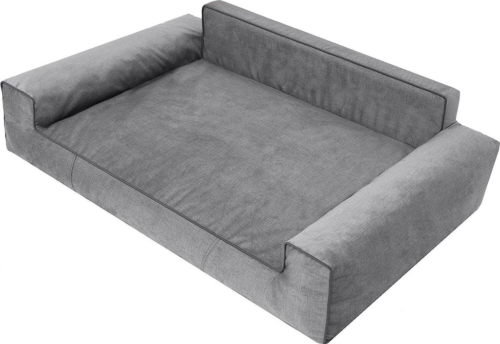 Pillowprim Hundebett Glamour -115x80cm- elegantes Sofa-Kissen für Hunde, weich & waschbar