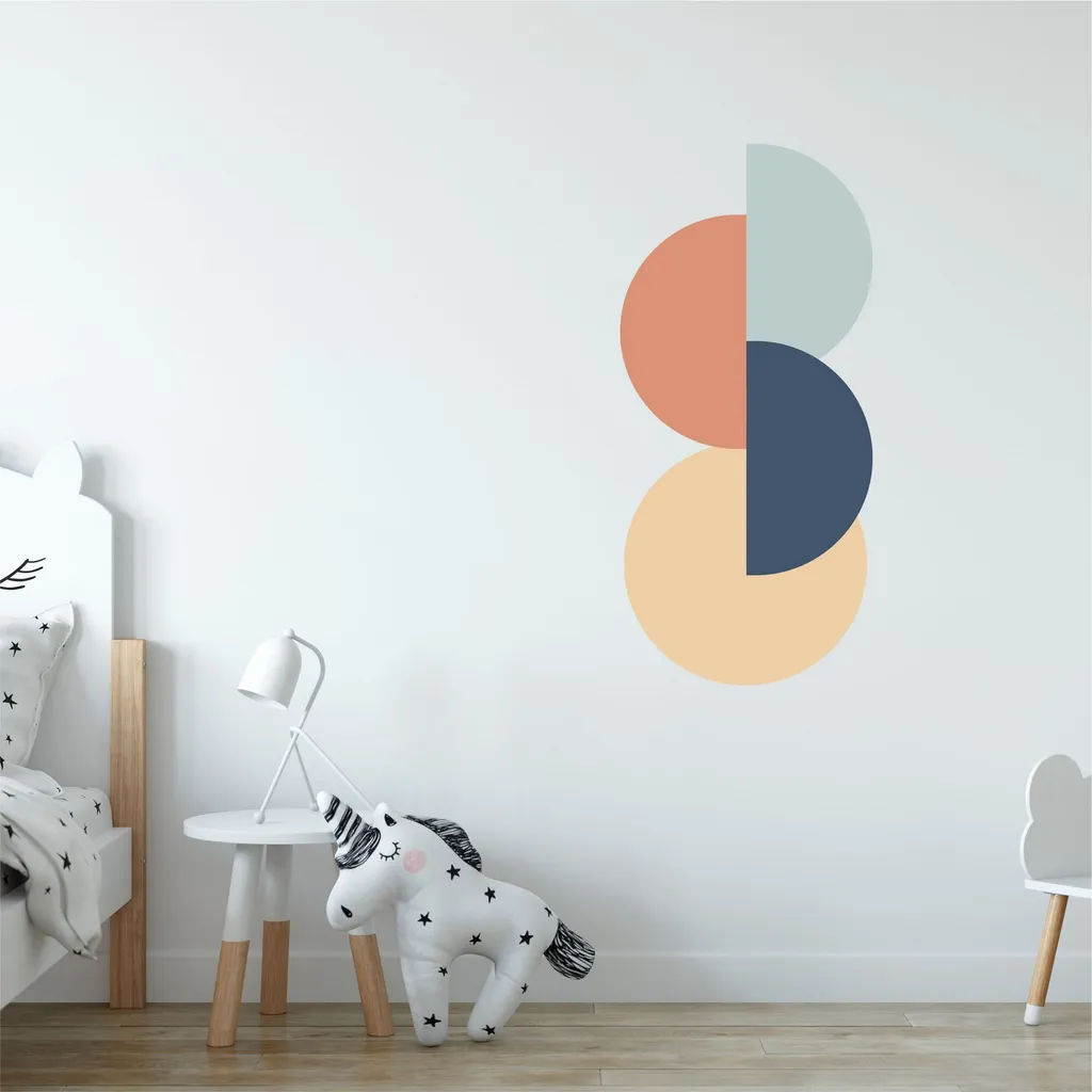 Vinyle Mural Multicolore Wallity MB-00101 Résistant de 100 x 45 cm - 4