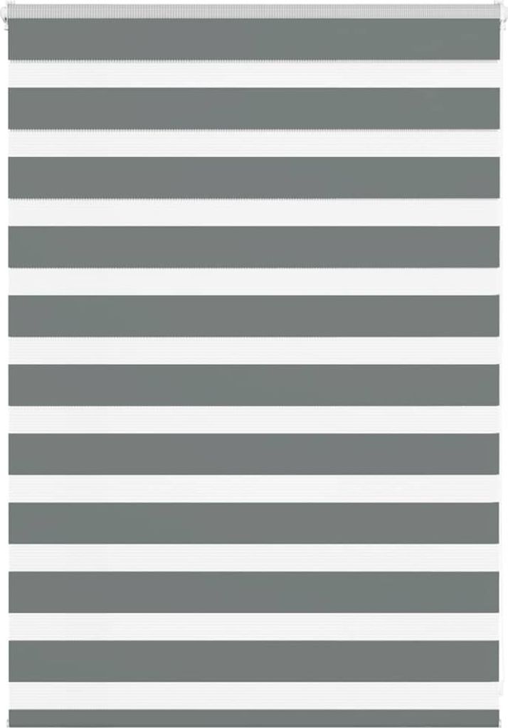 Doppelrollo Dunkelgrau 105x100 cm Stoffbreite 100,9 cm Polyester