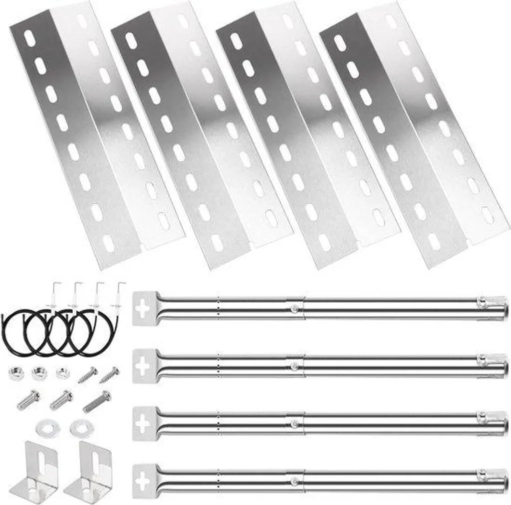 Diffuseur de chaleur universel pour barbecue gaz, barres Flavorizer inox