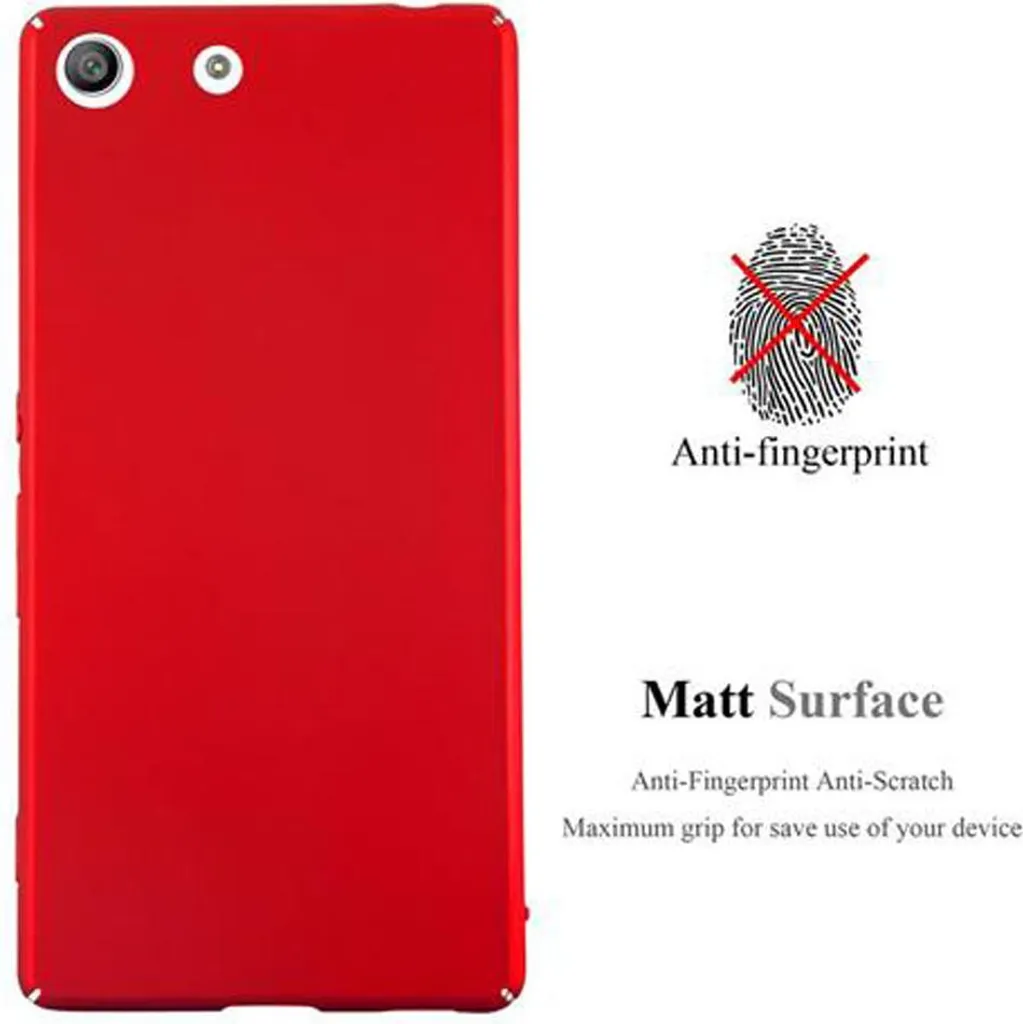 Cadorabo Cover Rigida per Sony Xperia M5 Rosso - Recensione e Vendita - 2