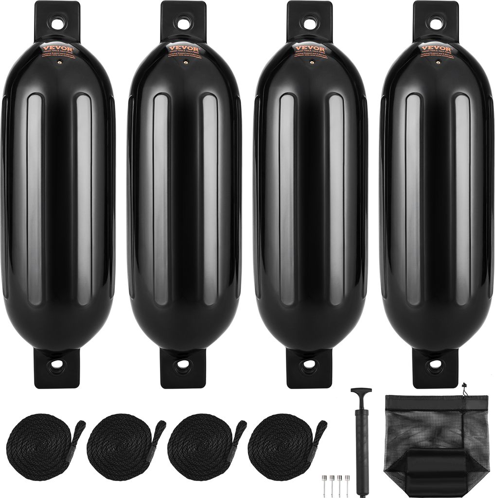 VEVOR Fender-Set 4 Aufblasbare Fenders 13,97 x 50,8 cm Produktbild 