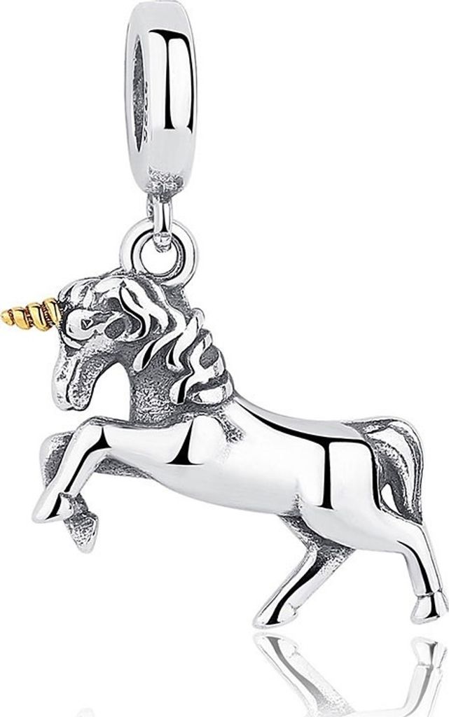 PANDACHARMS Einhorn Charm Anhänger, 925er Sterling Silber, Produktbild 