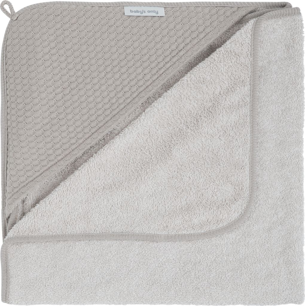 Baby's Only Kapuzenbadetuch Sky - Urban Taupe - 75x85 cm