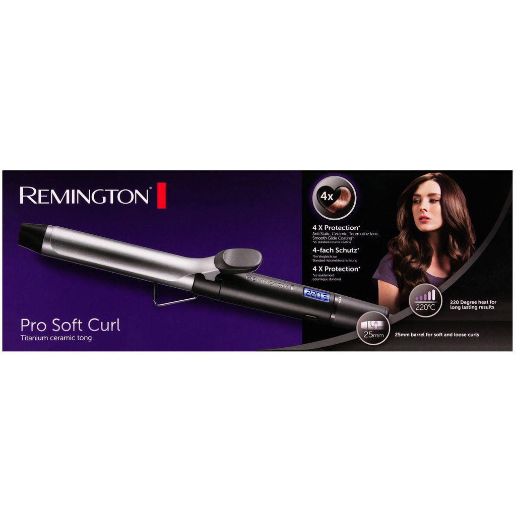 Remington CI 6525, Lokówka, Ciepły, 130 °C, 220 °C, Czarny, Zdjęcie produktu 
