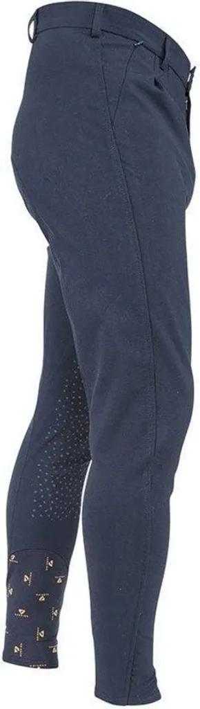 Culotte d'équitation Aubrion Walton ER799 avec Grip Genoux Bleu Marine