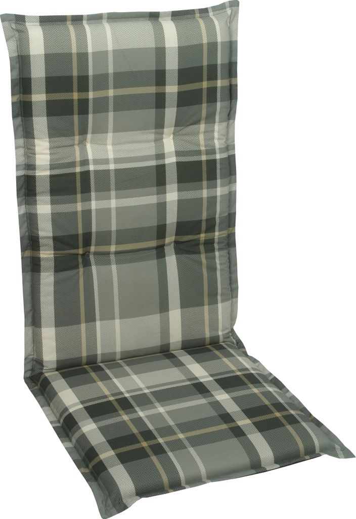 GO-DE Textil, Sessel-Auflage  mittel, Karo grau, 19230-25 Produktbild 