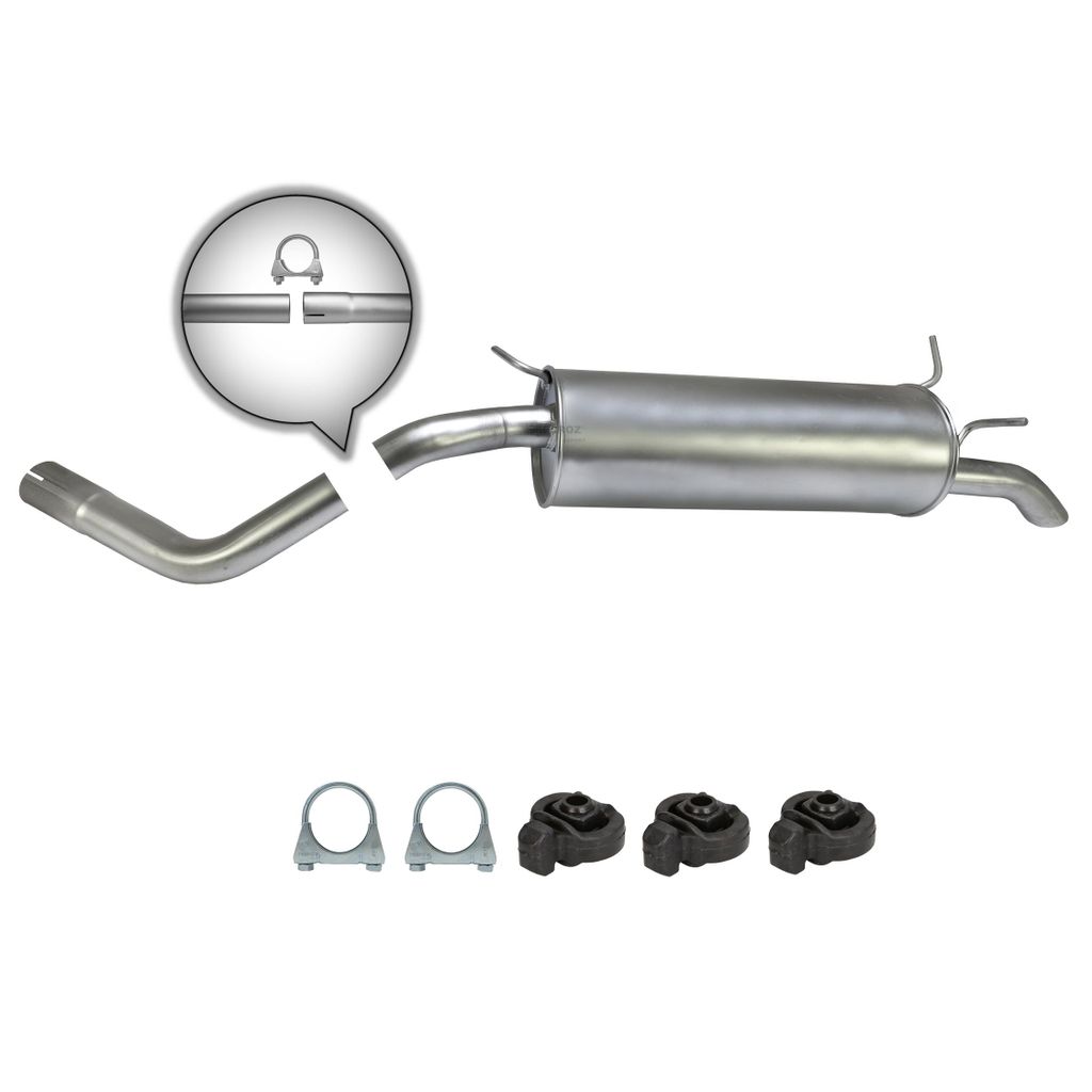 Endschalldämpfer, Endtopf für Renault Megane auch Scenic 1.4/1.6 1995- Auspuff