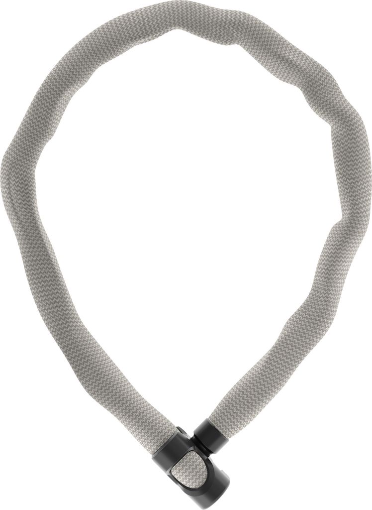 ABUS Kettenschloss IVERA Chain 7210 – Fahrradschloss mit hochflexibler IvyTex-Kunstfaserummantelung – ABUS-Sicherheitslevel 8 – 85 cm – Far...