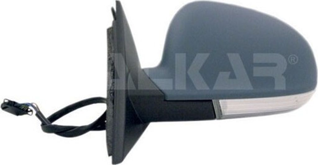 ALKAR 6139571 Außenspiegel Seitenspiegel Links für SKODA SUPERB (3U4) Beheizt Asphärisch Grundiert Elektrisch