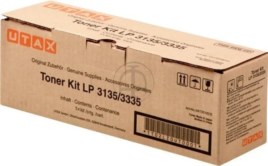 Utax LP3135 Toner Noir 4413510010 Haute Capacité de 7200 Pages Nettes