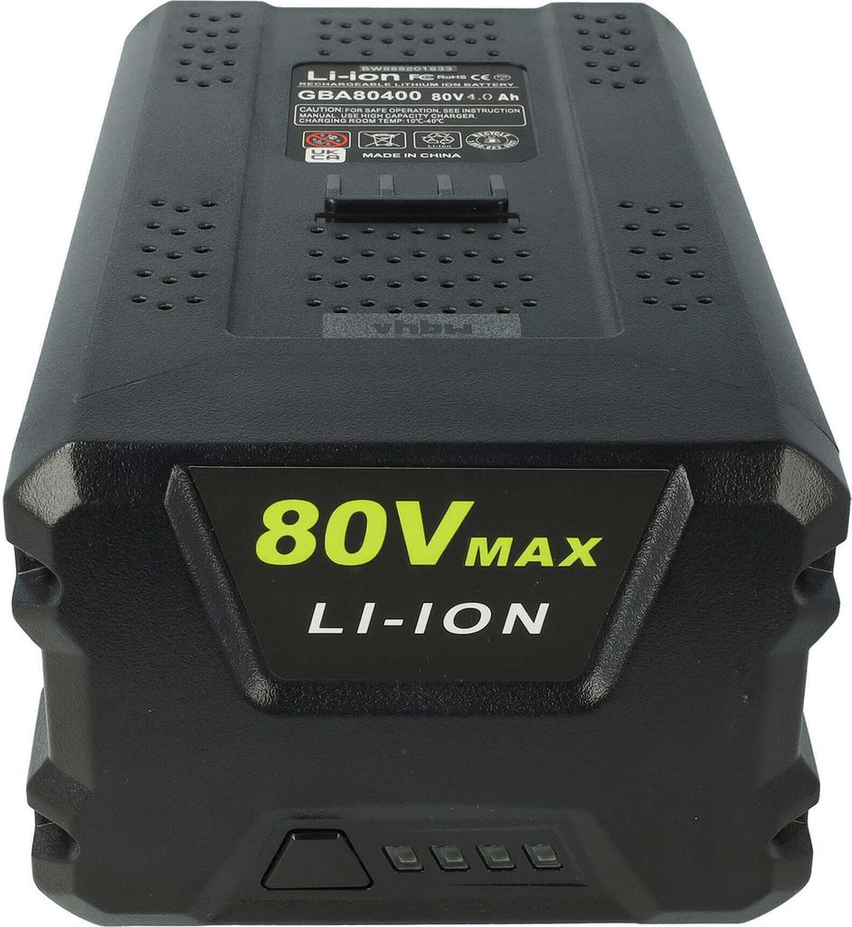 vhbw Akku kompatibel mit Stiga ST 8051 AE, SHT 80 AE Rasenmäher Rasentrimmer Elektrosense (4000mAh 80V Li-Ion)