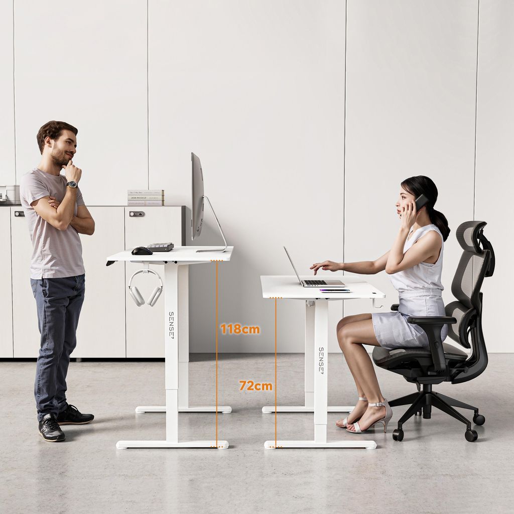 SENSE7 NOJO LIGHT Höhenverstellbarer Schreibtisch Produktbild 