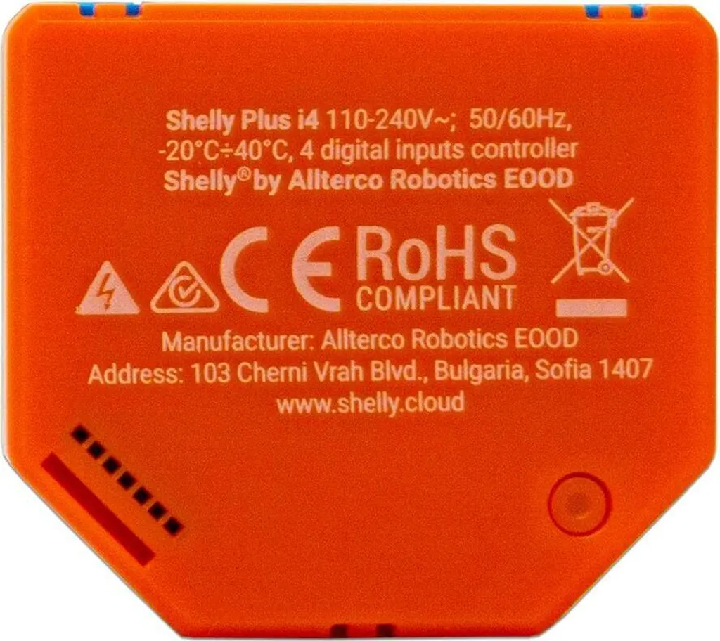 Module de Commande Wi-Fi Shelly Plus i4 pour Interrupteurs Intelligents - 13