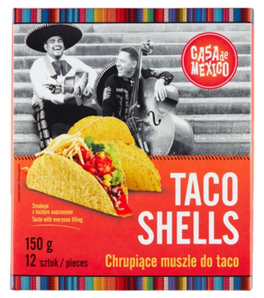 Conchiglie per tacos, 150 g - Casa de Mexico Immagine del prodotto 