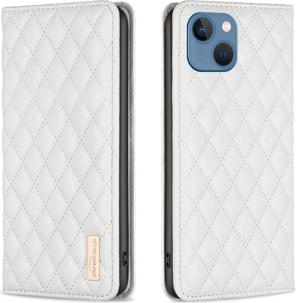 Custodia Flip iPhone 13 Bianca | Eleganza in Pelle per ogni Occasione