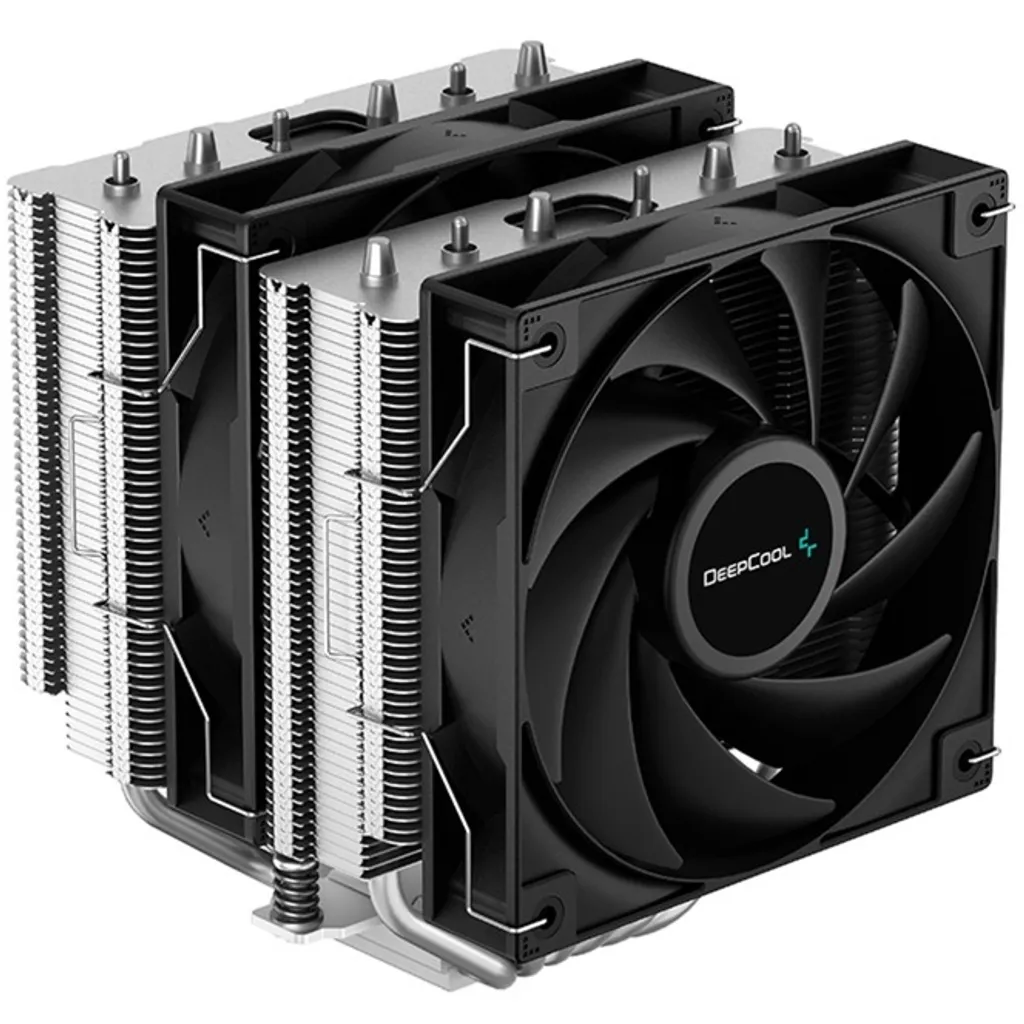 Refroidisseur CPU pour PC Gaming Deepcool AG620 Noir Double Ventilateur