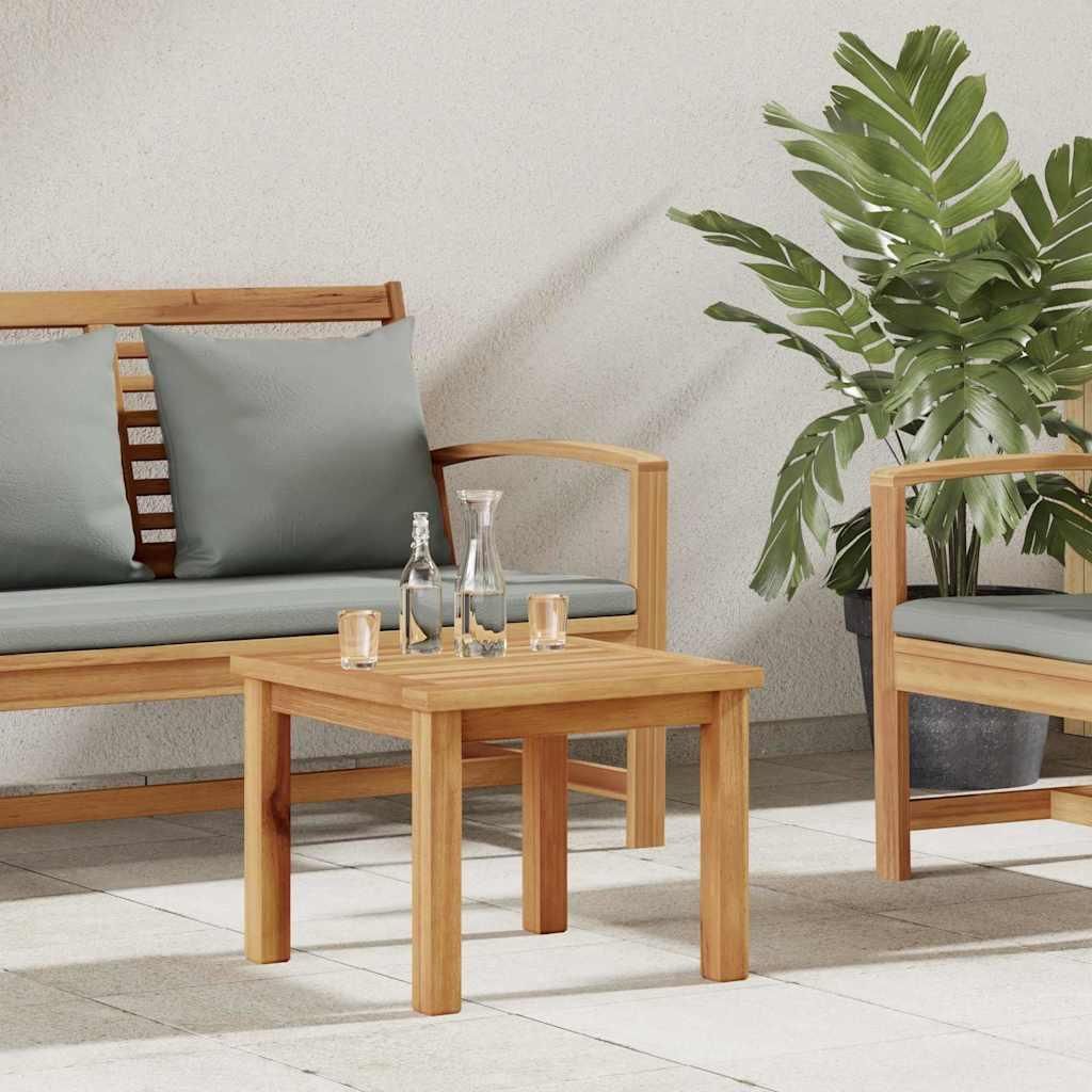 Couchtisch Braun 45 x 45 x 36 cm Massives Teakholz