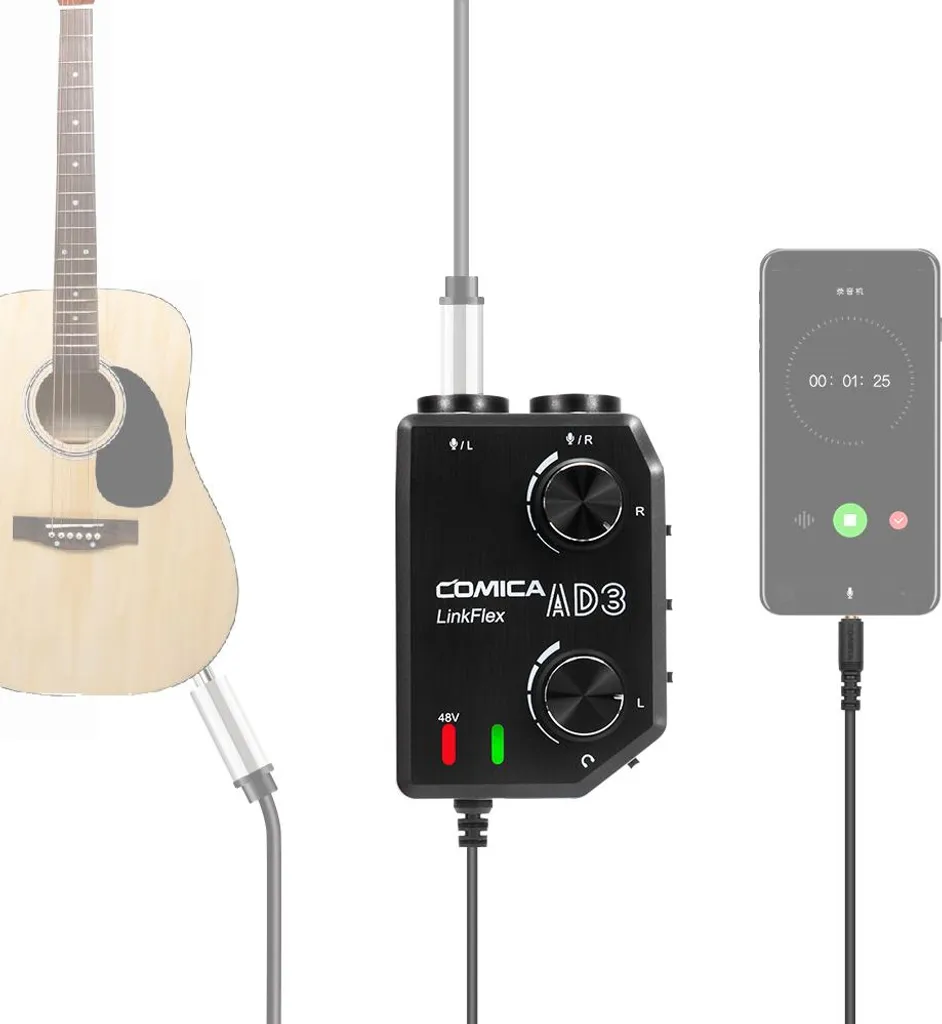 Interface Audio pour Interview et Podcast sur DSLR CoMica LINKFLEX - 2
