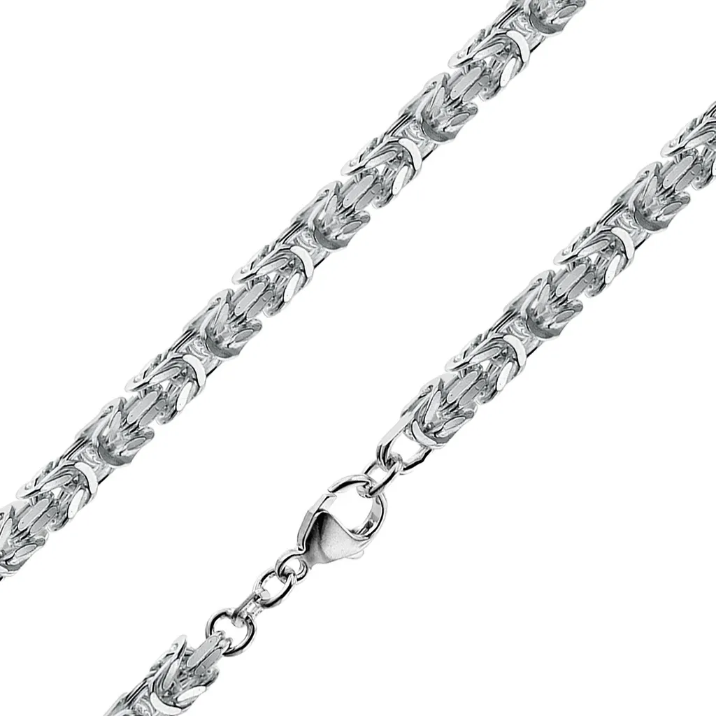 Collier pour homme argenté trendor : anti-noircissement et sans nickel